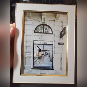 Chanel Storefront Framed Art (new)